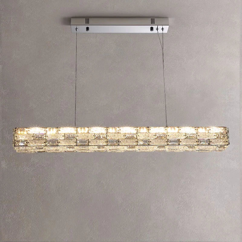 DecorBites™ Golden Crystal Ring Chandelier: Luxury Gloss Ceiling Lighting for Modern Living Room
