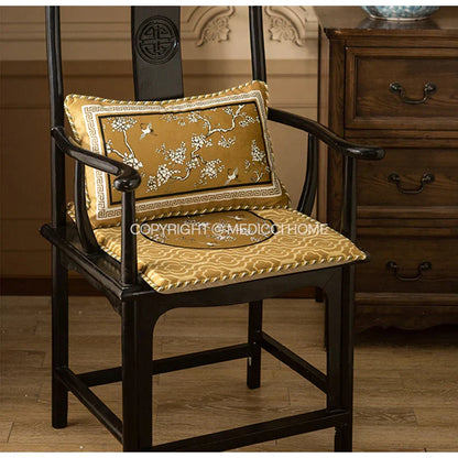 Funda de almohada lumbar DecorBites™ con diseño de grullas, pájaros y ramas, 30 x 50 cm