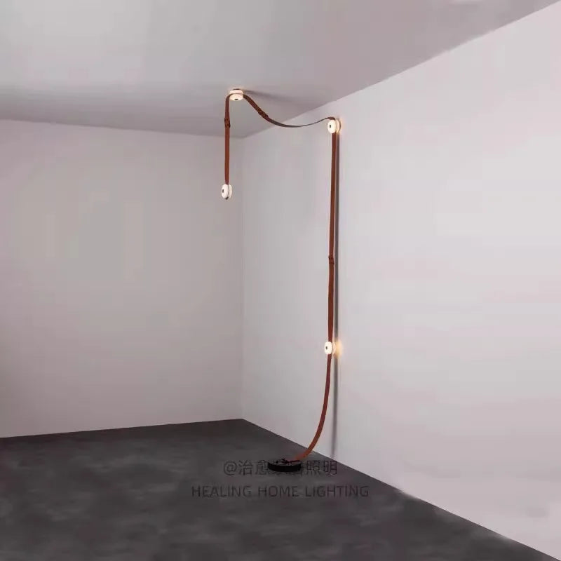 DecorBites™ Black Leather Marble Chandeliers | Adjustable Dining Room Lamps | Easy Installation Home Decor