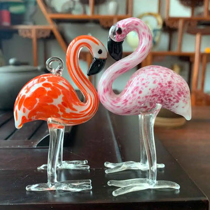 Figuras de animales de cristal DecorBites™: Coleccionables de arte soplado a mano para decoración del hogar y regalos.