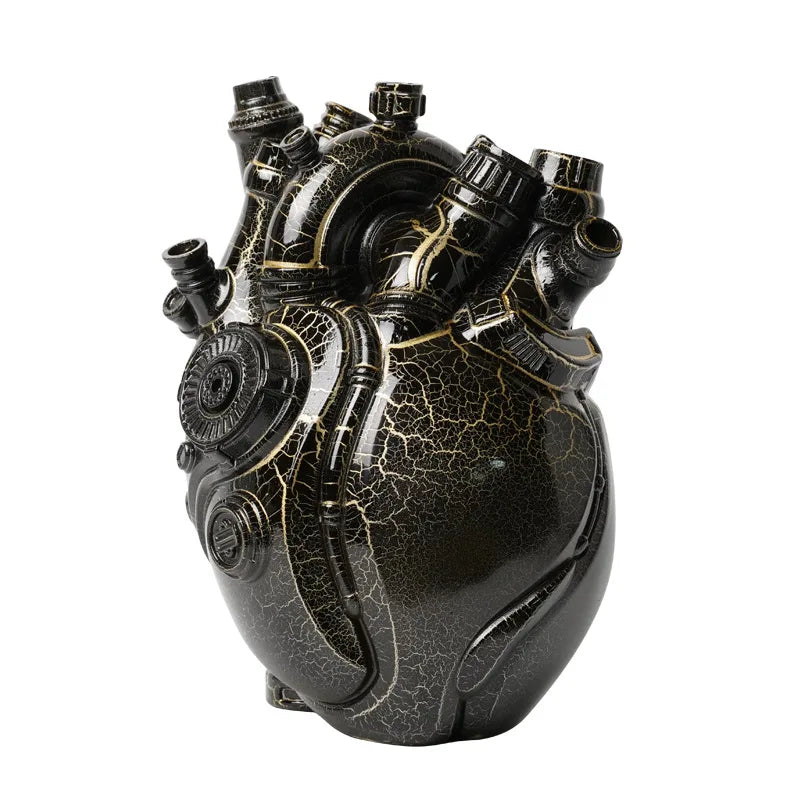 DecorBites™ Heart Cardiac Vase Resin Desktop Decoration Ornaments