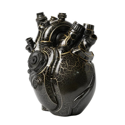 DecorBites™ Heart Cardiac Vase Resin Desktop Decoration Ornaments
