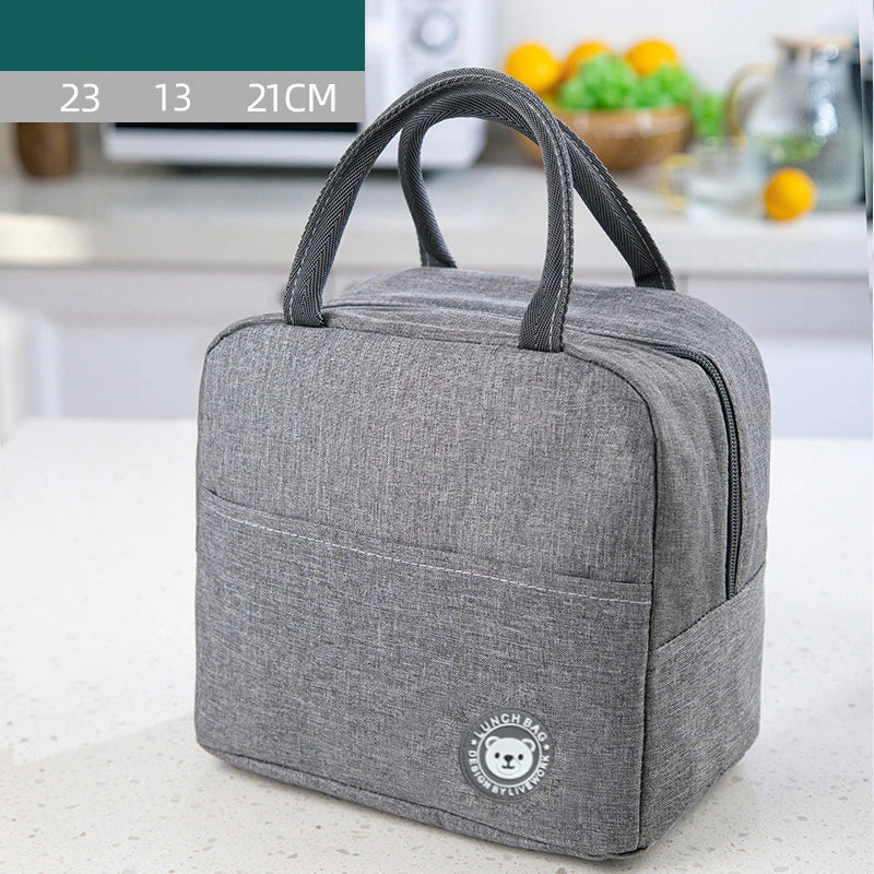 DecorBites™ Insulated Lunch Bag: Waterproof, Thermal, Portable, Keep Warm, Thickened.