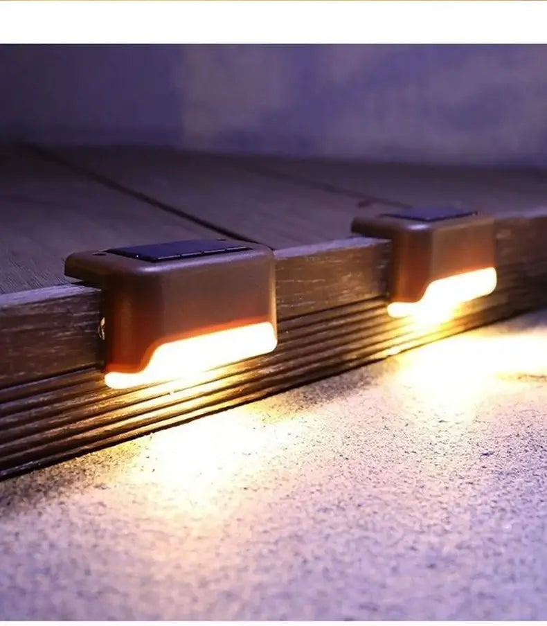 Conjunto de Luces LED Solares para Escaleras Exteriores Decorbites™