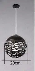 Decorbites™ Kelly Anhängerlampe: Vintage Kugel-Lampe Kronleuchter für industrielle Heimdekoration