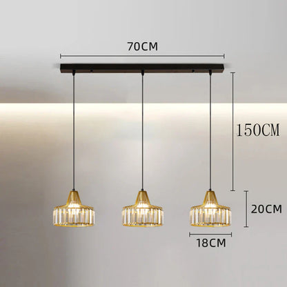 Lámpara colgante LED DecorBites™ para una decoración elegante de interiores en el dormitorio.