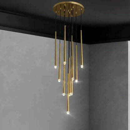 DecorBites™ Crystal LED Chandelier for Stylish Home Lighting & Elegant Decor