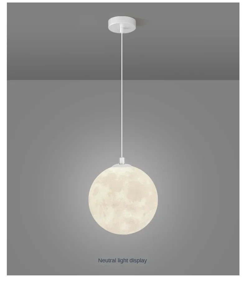 DecorBites™ LED Moon Planet Ceiling Chandelier for Home Decor