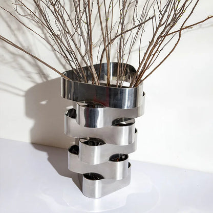 مزهرية هندسية من DecorBites™ لتنسيقات الزهور الإبداعية