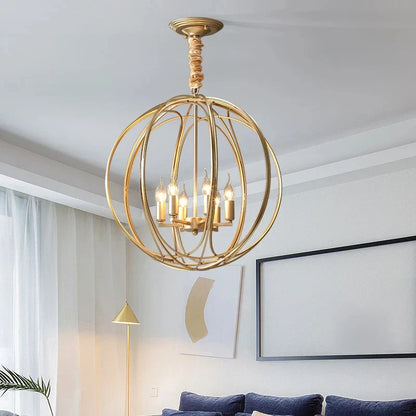 DecorBites™ Gold Crystal Chandelier: Modern Dining Room Kitchen Bedroom Ceiling Light
