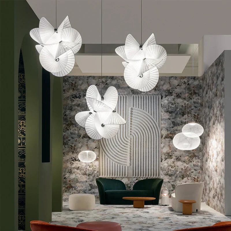DecorBites™ Cloth Minimalist LED Chandelier Ceiling Pendant for Home Decor