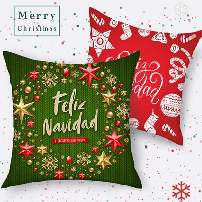 DecorBites™ Christmas Nordic Sofa Pillowcase Living Room Office Decorations