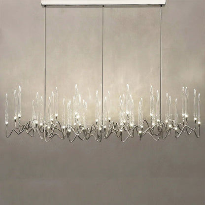 DecorBites™ Crystal Branch Chandelier: Nordic LED Pendant Light for Home Décor & Wedding Lighting