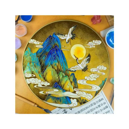 DecorBites™ Cloisonne Silk Enamel Painting DIY Kit - Beginner Handmade Material Package