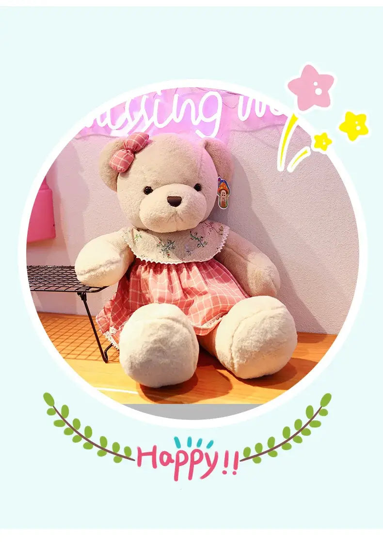 Decorbites™ Juguetes de Peluche de Oso Pareja de 80 cm Regalo de Navidad