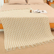 Acrylic Tassel Throw Blanket