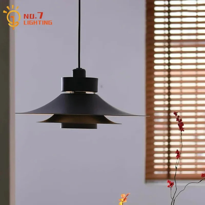 "Lámpara colgante DecorBites™ Modern Flying Saucer - Lámpara colgante de cuerno de ambiente francés"