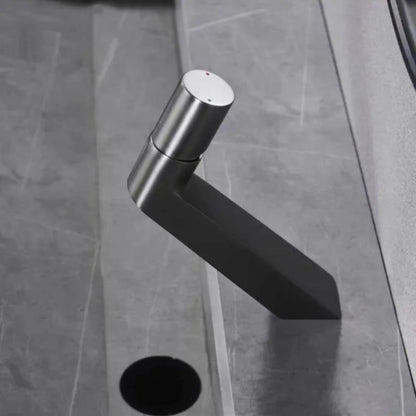 DecorBites™ Basin Faucet Brushed Gold Cold & Hot One Hole Sink Tap Bathroom Creative Design