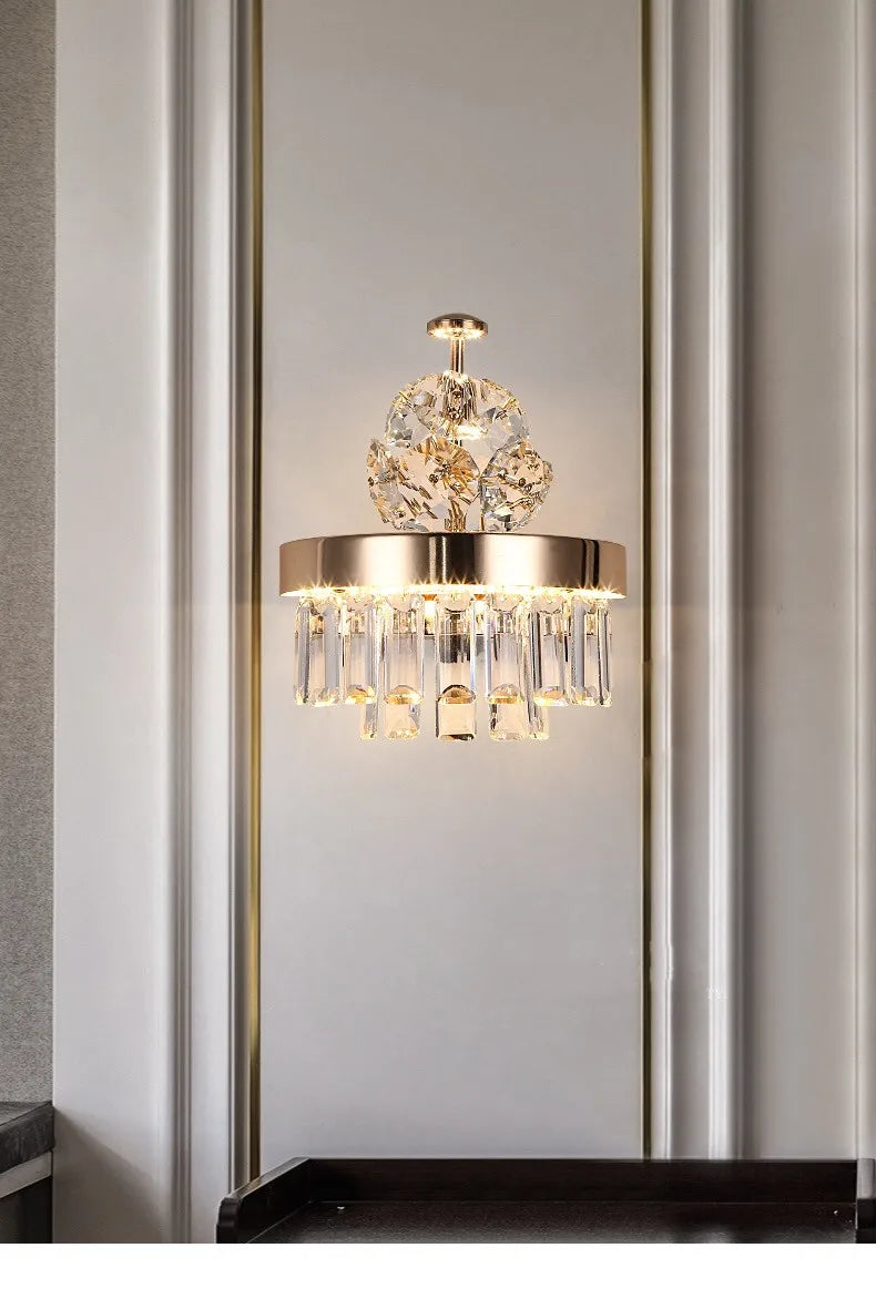 Lámpara de techo de cristal de lujo DecorBites™ - Elegante lámpara colgante para la sala de estar
