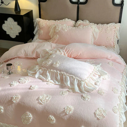 Decobites Princess French Flowers Bedding Set