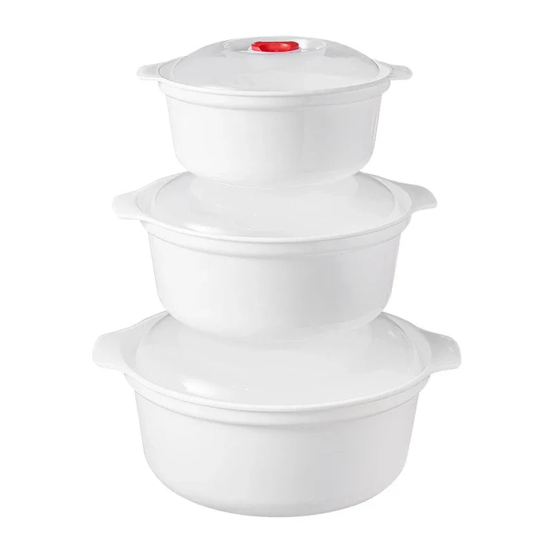 DecorBites™ Kitchen Microwave Steamer Pot for Soup Dumplings and Rice