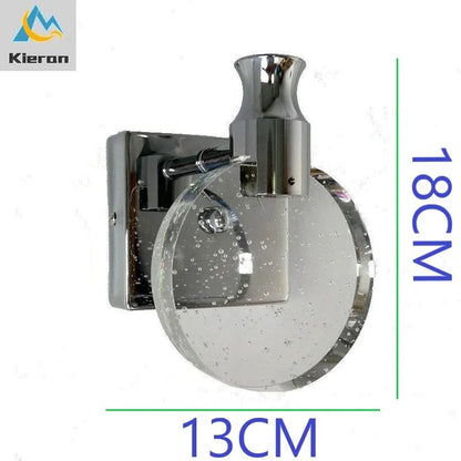 Lámpara de pared LED de cristal DecorBites™ para dormitorio, sala de estar y maquillaje de baño