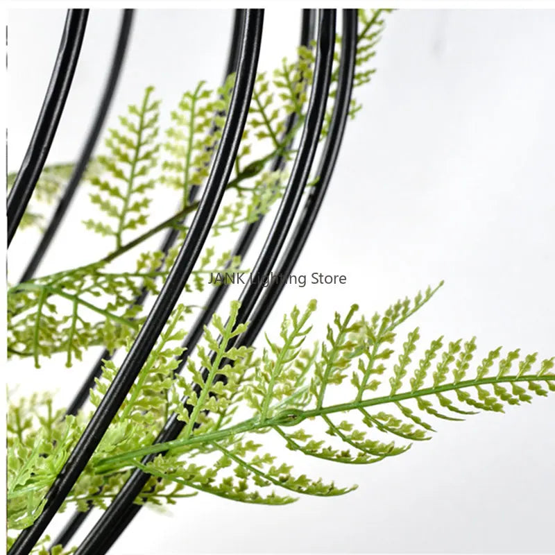 DecorBites™ Industrial Style Planting Birdcage Chandelier Pendant Lamp