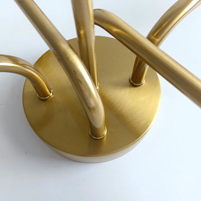 DecorBites™ Brass Ceiling Light: Modern Restaurant Home Decor, E27 Bedroom Kitchen Living Room Fixture