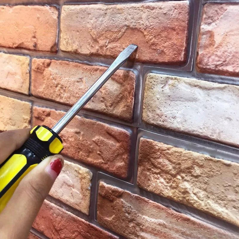 Self-Adhesive 3D Brick Wall Panels