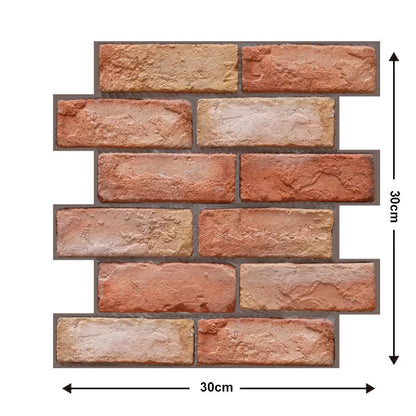 Self-Adhesive 3D Brick Wall Panels