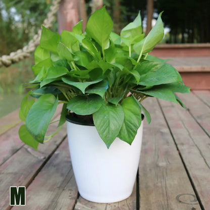 Self-Watering Imitation Porcelain Flower Pot