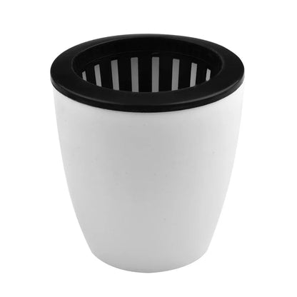 Self-Watering Plastic Flower Pot - Green