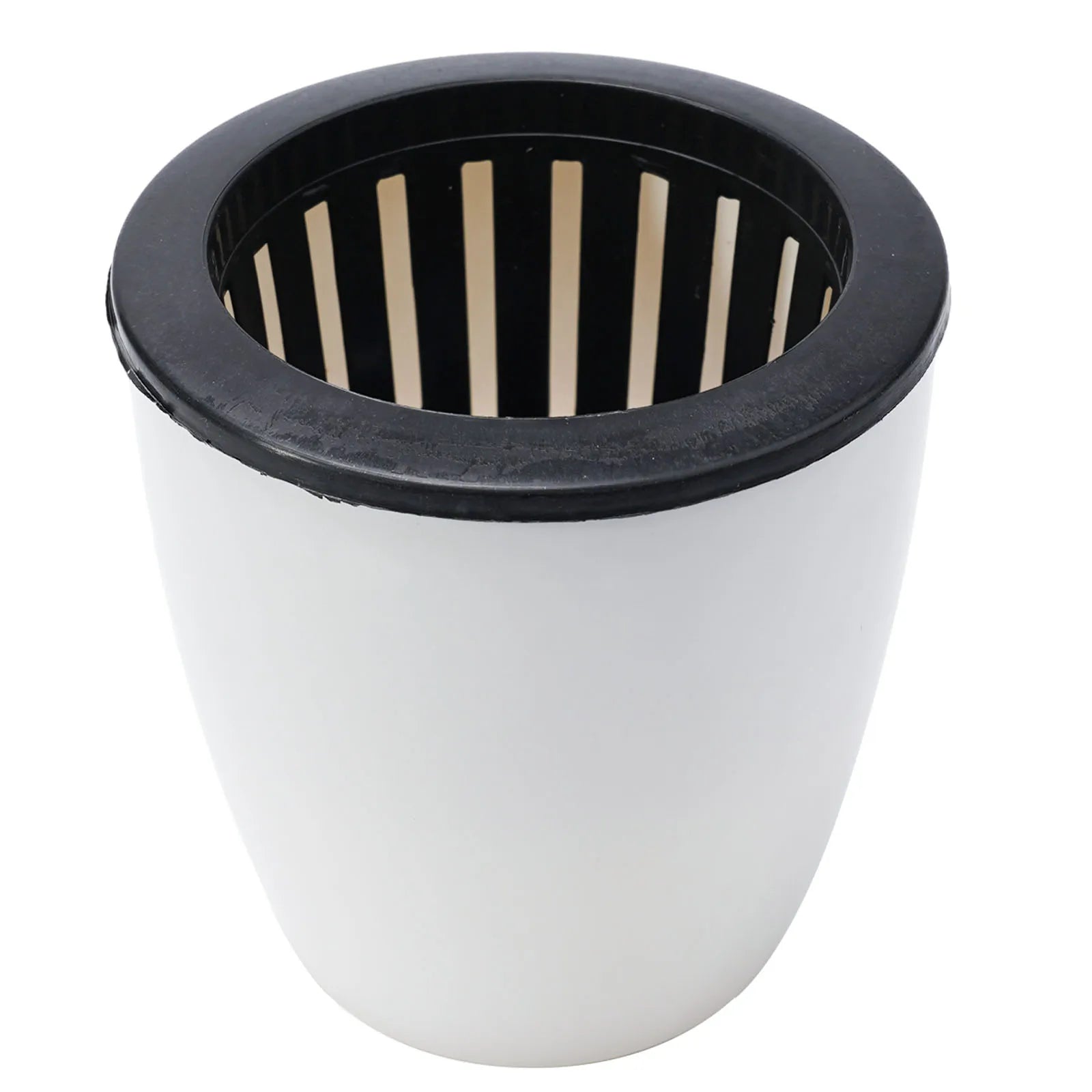 Self-Watering Plastic Flower Pot - Green