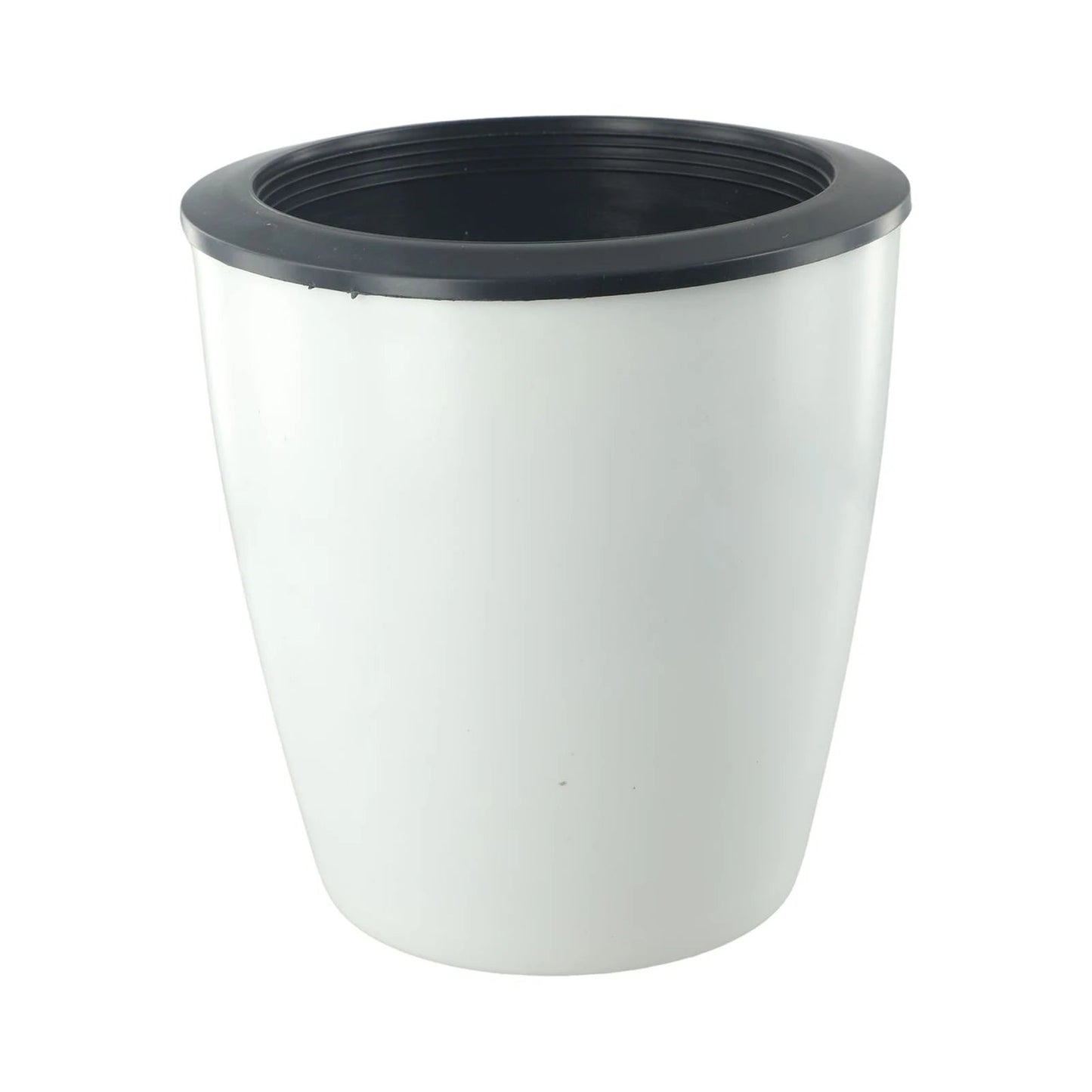 Self-Watering Plastic Flower Pot - Green