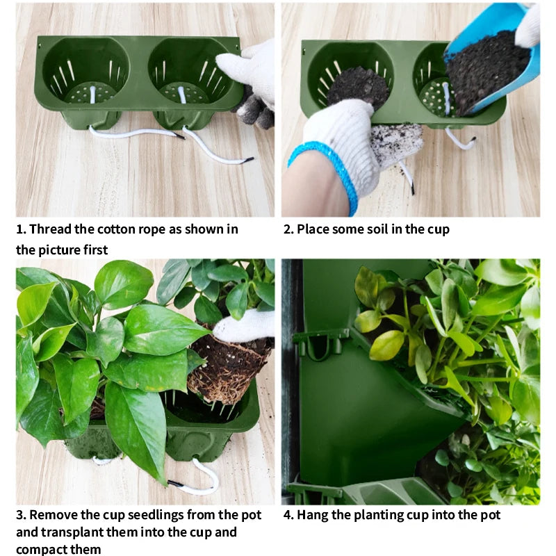 Self-Watering Wall Hanging Plant Pots