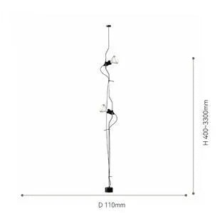 DecorBites™ Adjustable Pendant Lamp for Bedroom and Living Room décor