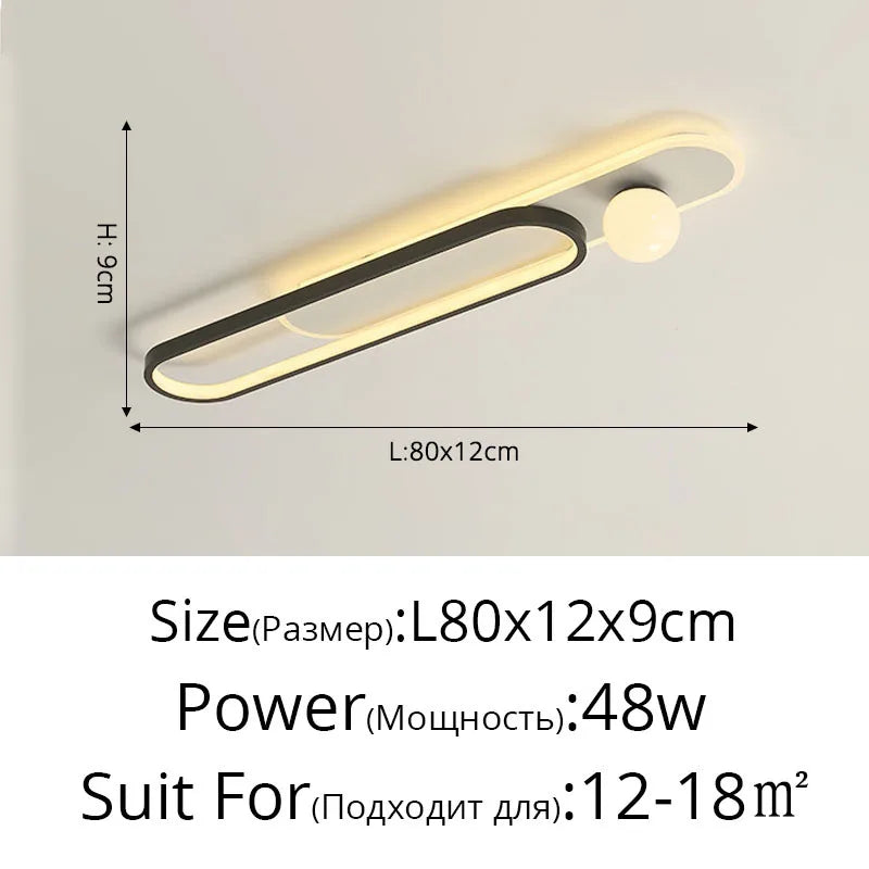 DecorBites™ LED Aisle Light Chandelier for Home Indoor Lighting Bedroom Porch Corridor Decor