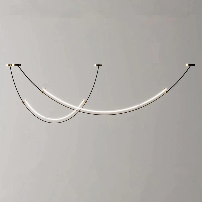 DecorBites™ Designer Arc Line Restaurant Lighting Chandelier