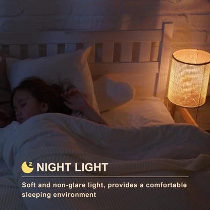 مصباح شمعة LED زجاجي كهرماني من DecorBites™، 2200 كلفن، طراز C22TG، شمعدان للديكور الليلي، E12 E14