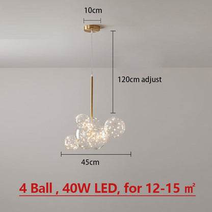 Runa LED Chandelier Glass Pendant Lights