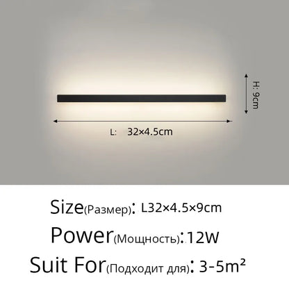 DecorBites™ Acrylic LED Wall Lamps with Hooks for Bedroom Shelves & Background Wall Decor
