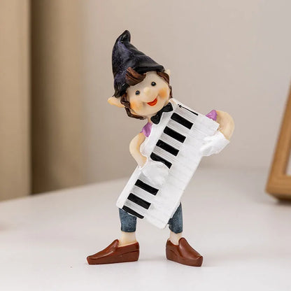 DecorBites™ Clown Resin Art Statue Figure for Interior Decor and Home Spirit