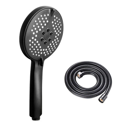 رأس دش DecorBites™ 3 في 1 لتعزيز الضغط مع قاعدة خرطوم - إنتاجية مياه كبيرة