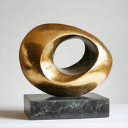 Gold Resin Ring Figurines