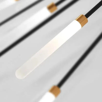 مصباح سقف أكريليك على شكل عباد الشمس من DecorBites™ باللون الذهبي العتيق المصقول