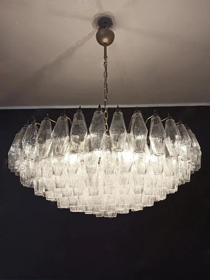 Decorbites™ Bunter Grauer Glas-Lüster-Beleuchtung: Moderner Luxus für Esszimmer, Villa, großes Zuhause