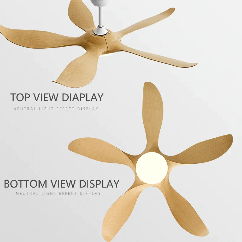 DecorBites™ 52" Ceiling Fan with LED Light & Remote Control