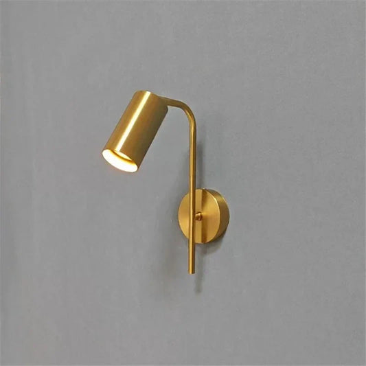 DecorBites™ Golden LED Reading Wall Lamp, Modern Minimalist Bedside Wall Light