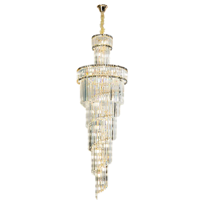 Lámpara de araña de cristal DecorBites™ | Diseño francés minimalista para comedor, sala de estar y dormitorio principal