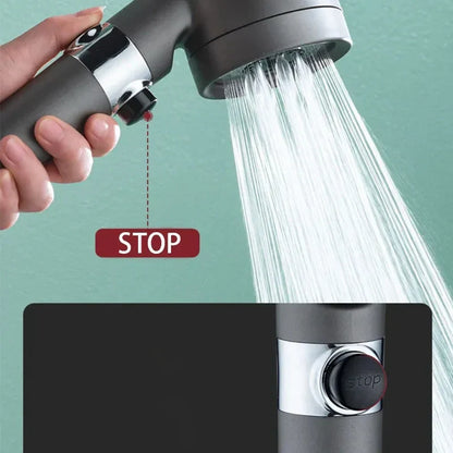 DecorBites™ High Pressure Portable Massage Shower Head - One-Key Stop Water